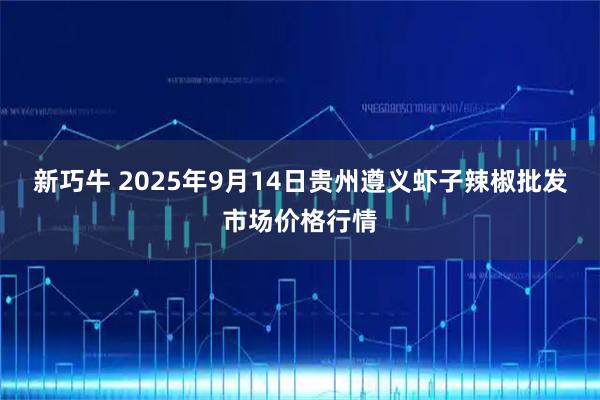 新巧牛 2025年9月14日贵州遵义虾子辣椒批发市场价格行情
