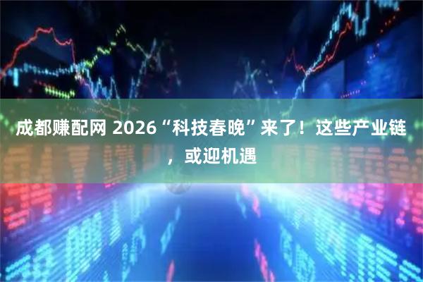 成都赚配网 2026“科技春晚”来了！这些产业链，或迎机遇