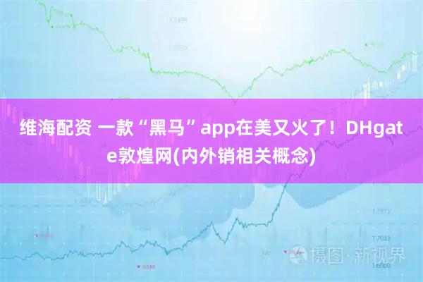 维海配资 一款“黑马”app在美又火了！DHgate敦煌网(内外销相关概念)